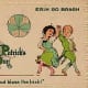 Vintage cute kids: A fiddler plays while vintage kids dance on St. Patrick's Day