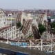 The Grand National is a wooden racing coaster at Pleasure Beach, Blackpool. It is one of only three surviving Moebius Loop roller coasters in the world, and the only one in Europe and Eurasia.