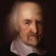 Hobbes was a major proponent of the social contract theory of societal organization. His philosophy was written during and influenced by the English Civil War.