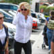 Britney Spears in dark denim