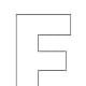 Sign Language Alphabet Free Coloring Pages - Apple to Ice - Letter F