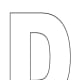 Sign Language Alphabet Free Coloring Pages - Apple to Ice - Letter D