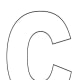 Sign Language Alphabet Free Coloring Pages - Apple to Ice - Letter C