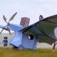 Paper model of Ader's Eole was built from scratch Master Modeller Gabriele Macri, who also generously provided the image