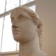 Massive head of Athena, perhaps originally part of a cult statue. (Classical statue by Eubulides, late 5th c?)