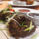 Jamican Callaloo Fritters made with Amaranth