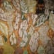 Detail of a Frida Kahlo inspired background.