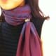 idea of how to wear a scarf ring