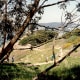 A portion of the path leading away from the cliff