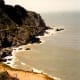 Rocky shoreline on San Francisco Bay