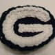 Frugal Gift Idea - Hand Made Football Fan gift idea - Green Bay Packer crocheted Packer logo G