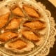 Baklava on serving platter