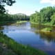 Looking downstream, Big Fork River at Gronwald access