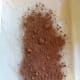 Dust with cocoa- not boring ol' flower!