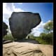 Someone actually stood under this rock. Location undisclosed. 2009