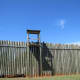 What the guard towers looked like.