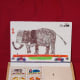 Boxed set of four 12-piece interlocking puzzles. These are difficult, with a lot of white background, and slightly abstract animals.