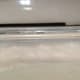 Notice the dough is about halfway in the pan. Place it in a dark, warm place for 1 - 1.5 hours and it will rise. See the next picture. if your house is too cold, you can turn the oven on to 100 degrees (or the lowest temperature setting) and leave it