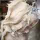 The bread dough should look like a large thick wad of shiny gum.