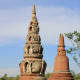 The Garden of Sacred Stupa. This garden in Muang Boran houses a variety of stupa models representing different architectural styles and different periods of Thai history