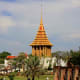 This is a replica of a sacred temple building in Saraburi Province which supposedly houses the imprint of the Buddha's footprint