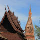 The Scripture Repository and Wihan. These buildings in 14th century Lan Chang style were built for various Buddhist ceremonies.