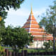 The Mondop 'Housing Footprints of the Lord Buddha', from the Lanna Period in Uttaradit