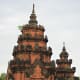 Prasat Sikhoraphum, Surin. Originally built in the 12th century, this was a Hindu sanctury of five temple towers. Around the15th century it was converted to become a Buddhist centre