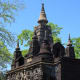 Chedi Chet Yod (The Seven-Spired Pagoda), is a feature of a monastery near Chiang Mai in N.W Thailand. The original was built in the 15th century under the rule of King Tilokarat