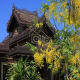 Wat Chong Kham - a traditional teak built dwelling and ceremonial centre for monks from the northern regions of Thailand