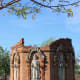 The Garden of Sacred Stupa - stupas are among the oldest of Buddhist monuments, built in a variety of symbolic forms, traditionally to preserve relics of the Buddha.