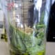 Making pesto is really easy with an immersion blender.