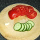 Simple salad ingredients