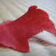 An autumn leaf on tatami.