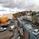 On the left is Nogales AZ and on the right is Nogales, Sonora, Mexico.