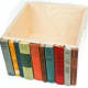 Book spine shelf