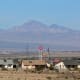 Spirit Mountain, seen from Needles, California, was photographed by Stan Shebs on December 23, 2006.