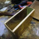 Basic frame for the bespoke remote control holder box assembled