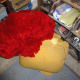 Recycled furniture foam padding and upholstered material