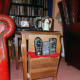 Remote control holder in use