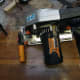 Cutting the front and back of the remote control holder
