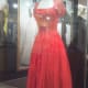 Silk dress; a gift from Howard Hughes.