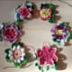 A simple floral wreath when you add the simple joining technique.