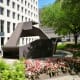 High Plains Drifter sculpture seen from different angles.