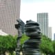 "In Minds" sculpture by Tony Cragg in downtown Houston, Texas