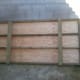Floor assembly prior to installing insulation