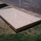 Plywood floor sheathing attached to floor joists