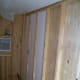 A side wall partially filled with insulation