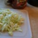 Chop cabbage.