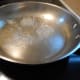 Bring water to a quick boil.